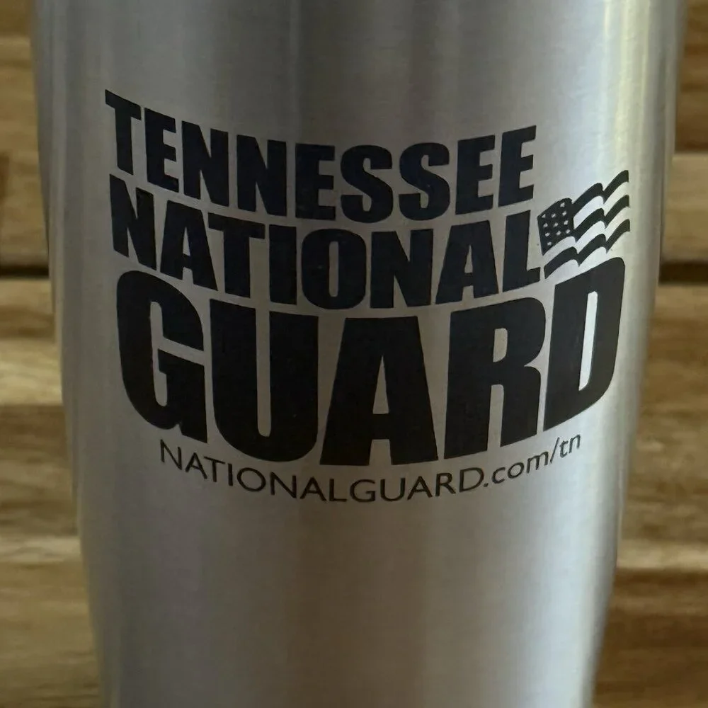 YETI Rambler 20 oz Insulated Tumbler Stainless w Magslider Lid TN National Guard
